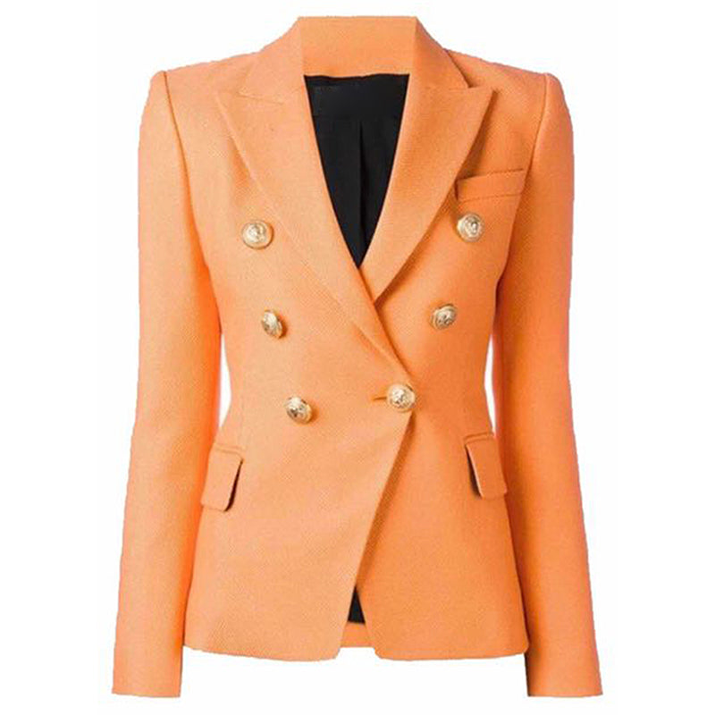 Blazer Baroque Slim avec Boutons De Lion-veste-Adrienne&Sandrine