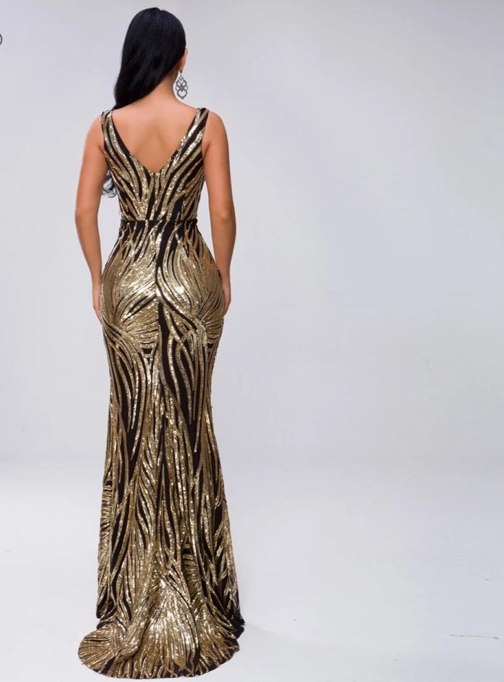 Robe de Soirée à paillettes Mikese