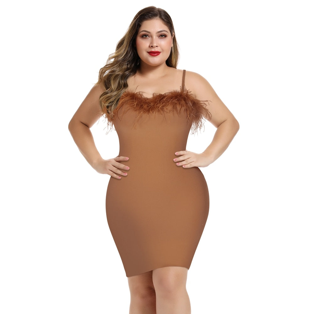 Robe de bandage Marone  taille Xl-3XL