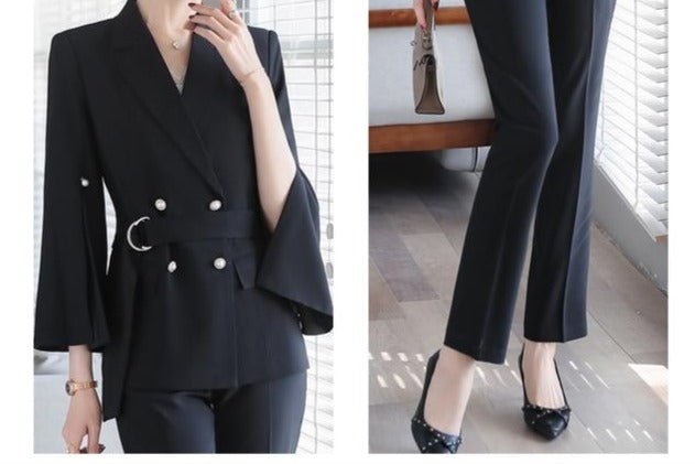 Ensemble pantalons et blazer Mimi