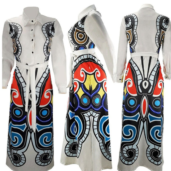 Robe Longueur Papillon